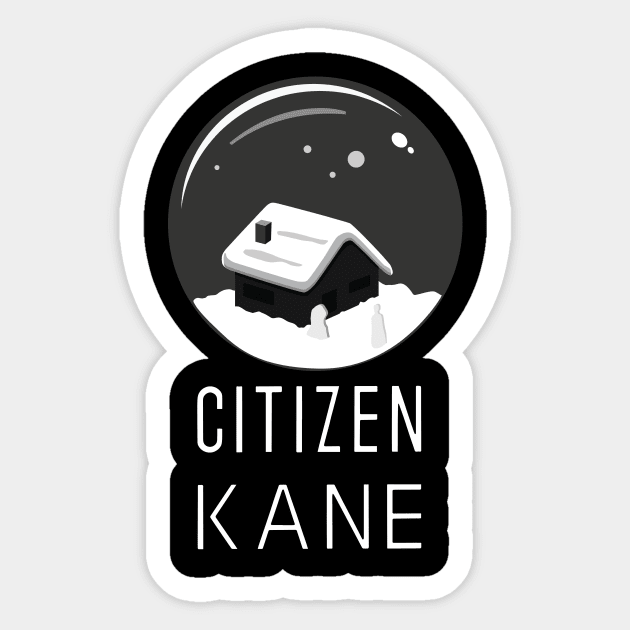 Citizen Kane by Burro Sticker by burrotees